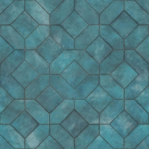 HDM SPC/vinyl vízálló fali panel, Oxidized Terra Cotta Tiles