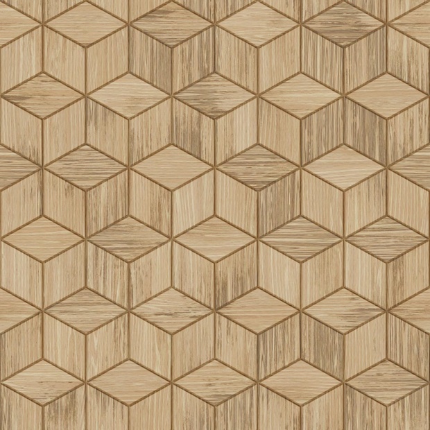 HDM SPC/vinyl vízálló fali panel, Oak Wood Cube