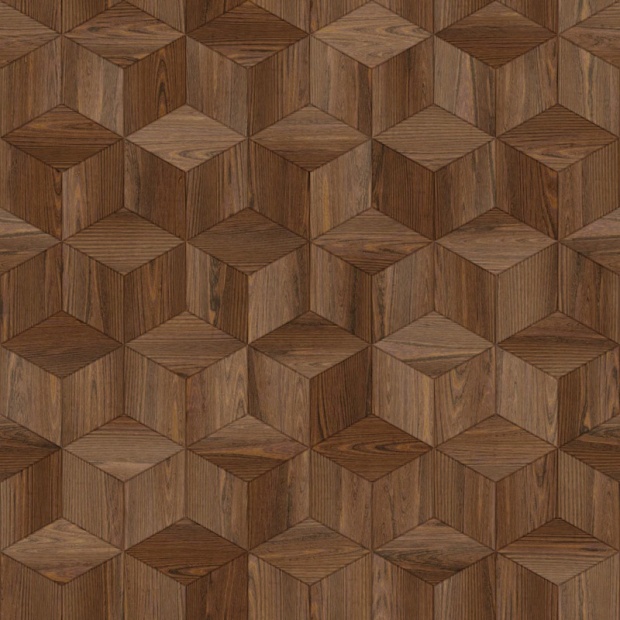 HDM SPC/vinyl vízálló fali panel, Elm Wood Cubes