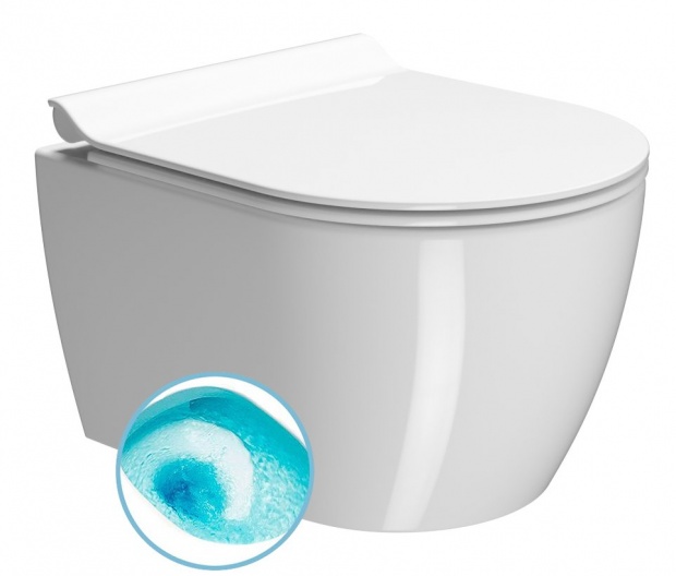 GSI PURA fali WC, Swirlflush, 46x36cm, ExtraGlaze