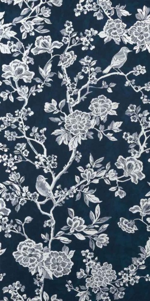 Cir Chromagic Floral Blue 60X120 cm Decor (1074171)