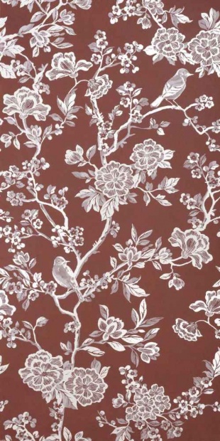 Cir Chromagic Floral Bordeaux 60X120 cm Decor (1074172)