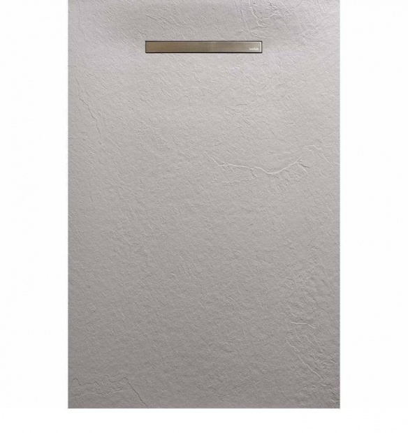 AREZZO design SOLIDSoft zuhanytálca 160x90 cm, BETON, egyenes lefolyóval (2 doboz)