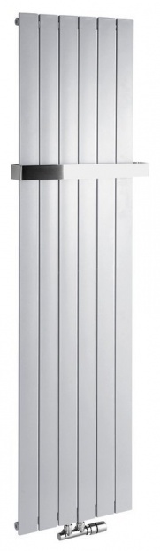 COLONNA fürdőszobai radiátor, 450x1800mm, 910W, metál ezüst