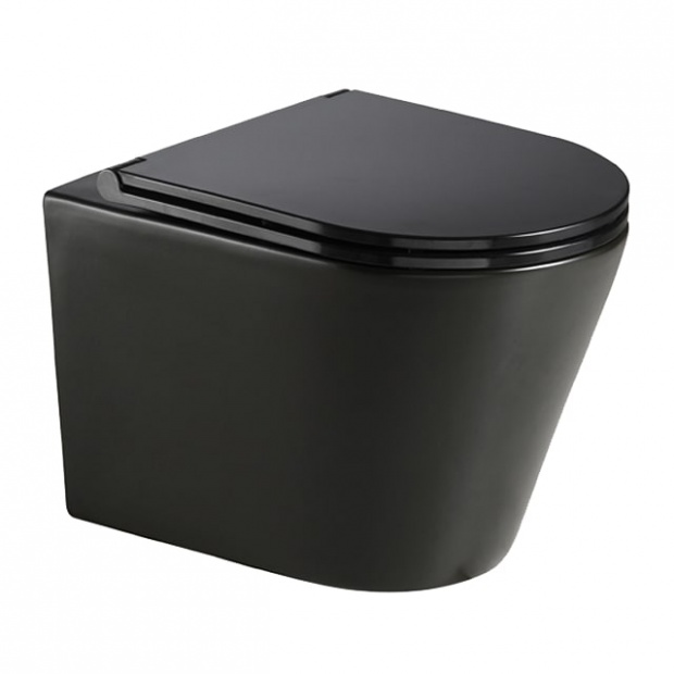 Wellis Clement Black fali rimless WC