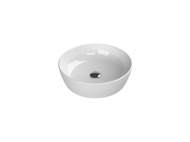 CERASTYLE ONE TOP COUNTER - KEREK - PULTRA ÜLTETHETŐ PORCELÁN MOSDÓKAGYLÓ - ÁTMÉRŐ 46 CM