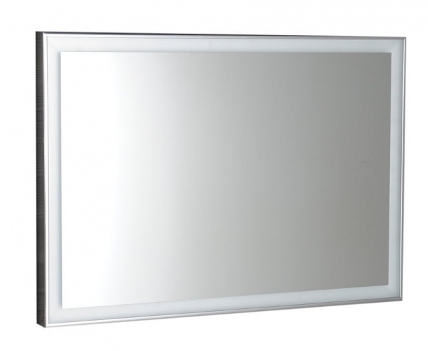 LUMINAR tükör aluminium kerettel, LED világítással, 900x500mm, króm