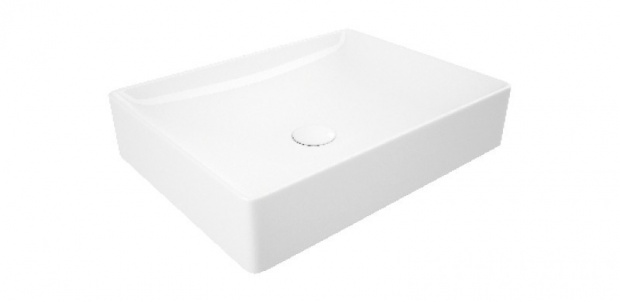 SANOVIT SQUARE TOP COUNTER PULTRA ÜLTETHETŐ SZÖGLETES PORCELÁN MOSDÓKAGYLÓ 50 X 38 CM