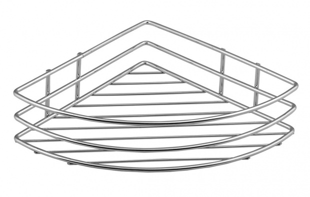 AQUALINE KRÓM LINE sarokpolc, 200x90x200mm, króm