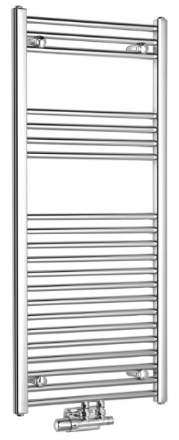 ALYA fürdőszobai radiátor, középső bekötéssel, 500x1118mm, 305W, króm