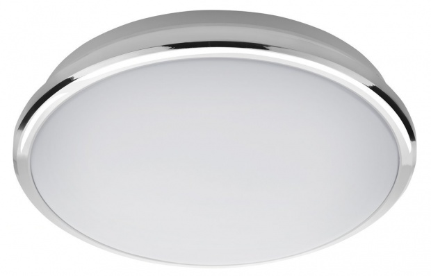 SILVER mennyezeti LED világítás, 10W, 230V, d: 28cm, króm