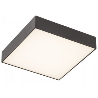 RISA mennyezeti LED világítás 30W, 230V, 2400lm, IP44, 300x300mm, fekete