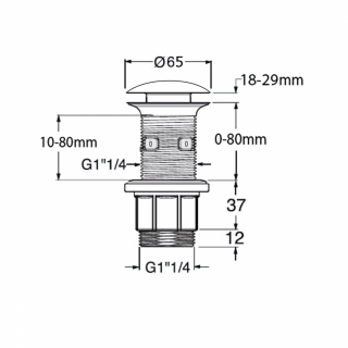 FORMIGO beton mosdó, átm:39cm, ezüst