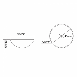 BEAUTY TOSEMI gravírozott üvegmosdó, átm:42cm, transzparent üveg