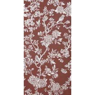 Cir Chromagic Floral Bordeaux 60X120 cm Decor (1074172)