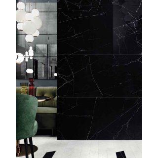 Ceramiche Piemme Majestic Royal Nero Lev/Ret 60X120 cm Padlólap