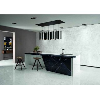 Emilceramica Tele Di Marmo Revolution Thassos Lappato Rett. 60X120 Cm Padlólap