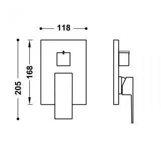 rejtett 2-utas Rapid-box