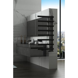 AREZZO design TUBE BLACK 1200x600 törölközőszárítós radiátor