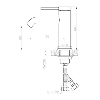 AREZZO design SLIMFIELD mosdócsaptelep