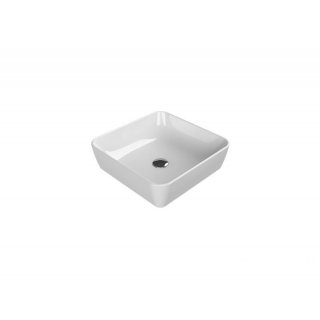 CERASTYLE ONE TOP COUNTER - SZÖGLETES - PULTRA ÜLTETHETŐ PORCELÁN MOSDÓKAGYLÓ - 46 X 46 CM